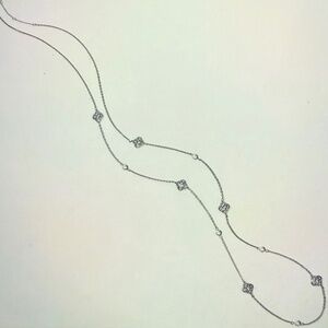 Interlok Petite Long Necklace. NWT